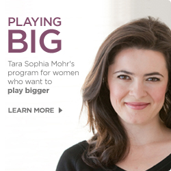 playing big tara sophia mohr